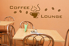 Wandtattoo Coffee Lounge